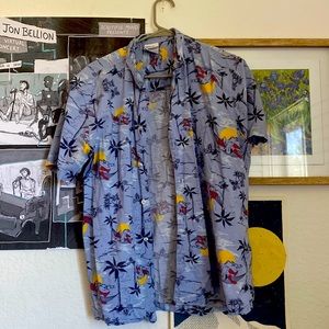 Size Large Casual Spider-Man Button Down.